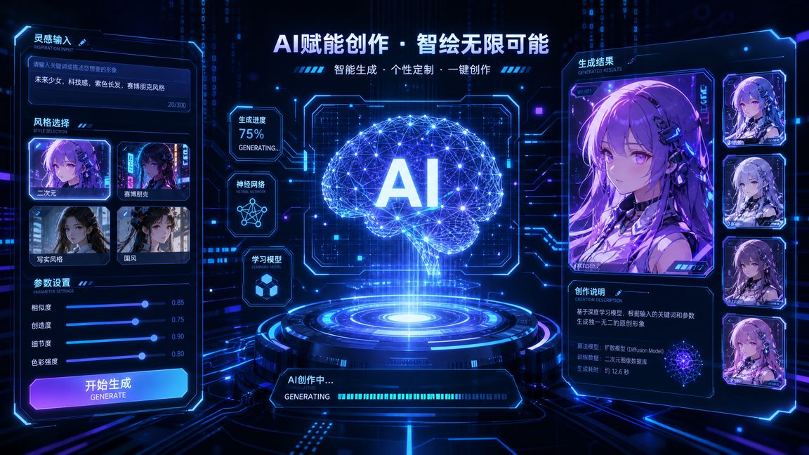 重口AI赋能动漫创作工具